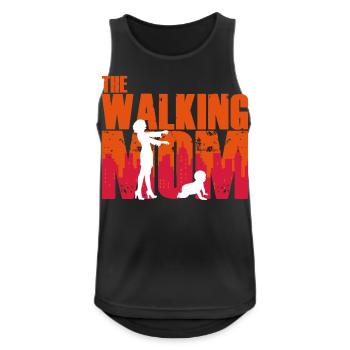 The walking Mom Halloween Zombie Mutter Mama Baby - Débardeur respirant Homme - noir - Devant - Nick (188cm)