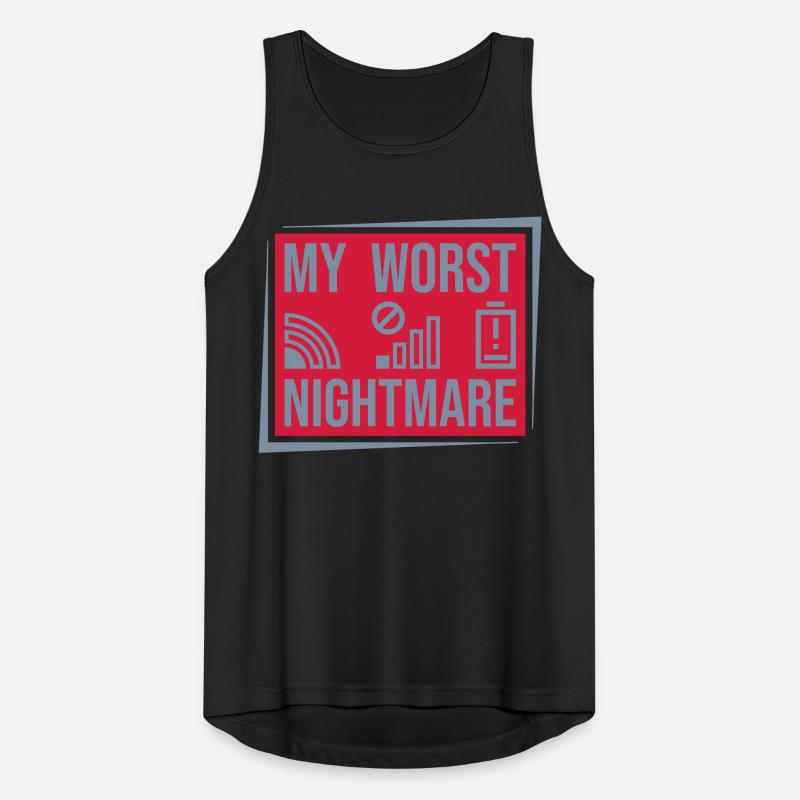 Shield my worst nightmare Men's Breathable Tank Top