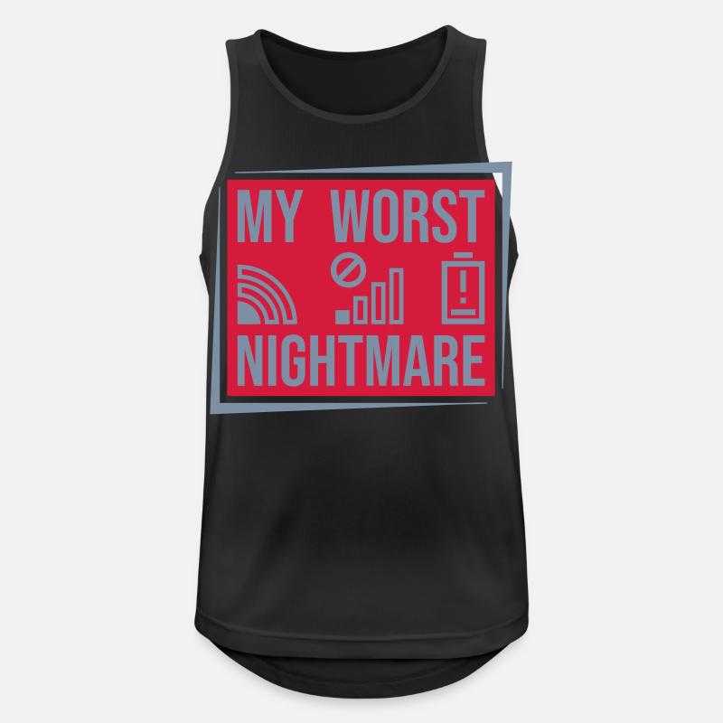 Shield my worst nightmare - Men's Breathable Tank Top - black