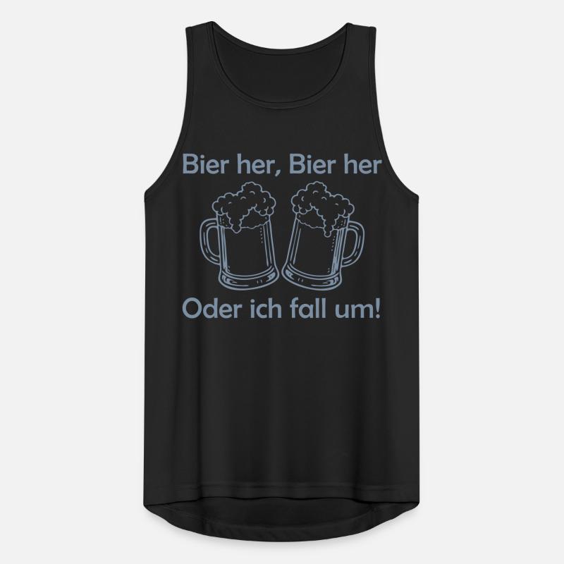 Bienen hier, Bienen hier - oder ich fall um! Männer Tank Top atmungsaktiv