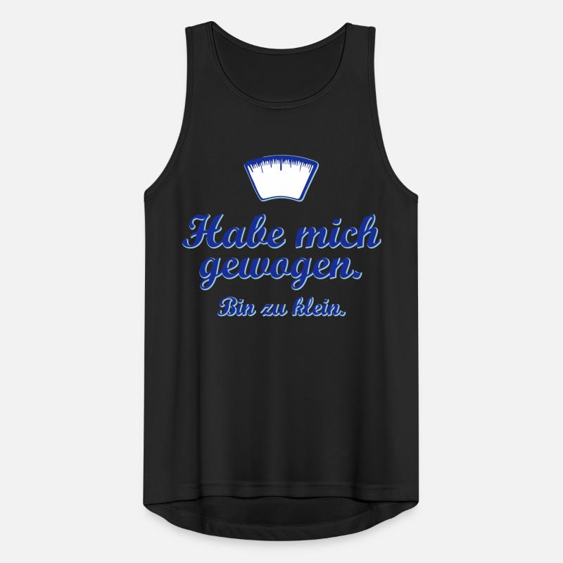 bin zu klein Männer Tank Top atmungsaktiv