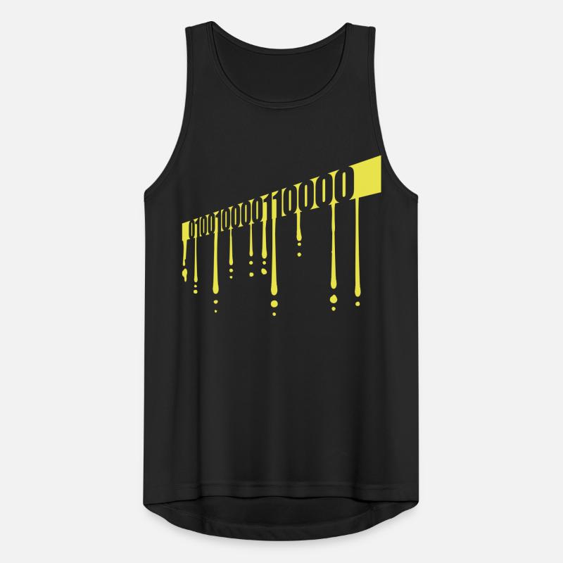 Binär Code Programm Sprache Männer Tank Top atmungsaktiv