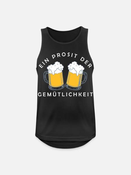 Ein Prosit der Gemütlichkeit - Men's Breathable Tank Top - black