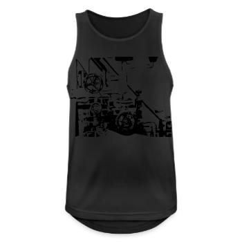 mechanics - Men's Breathable Tank Top - black - Front - Nick (188cm)