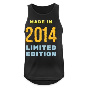2014 - Männer Tank Top atmungsaktiv - Schwarz - Vorne - Nick (188cm)