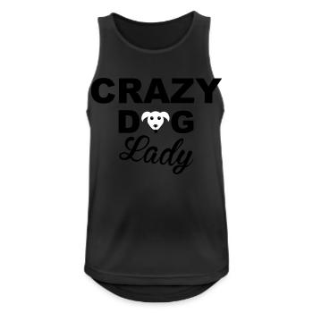 Dog Lady - Débardeur respirant Homme - noir - Devant - Nick (188cm)