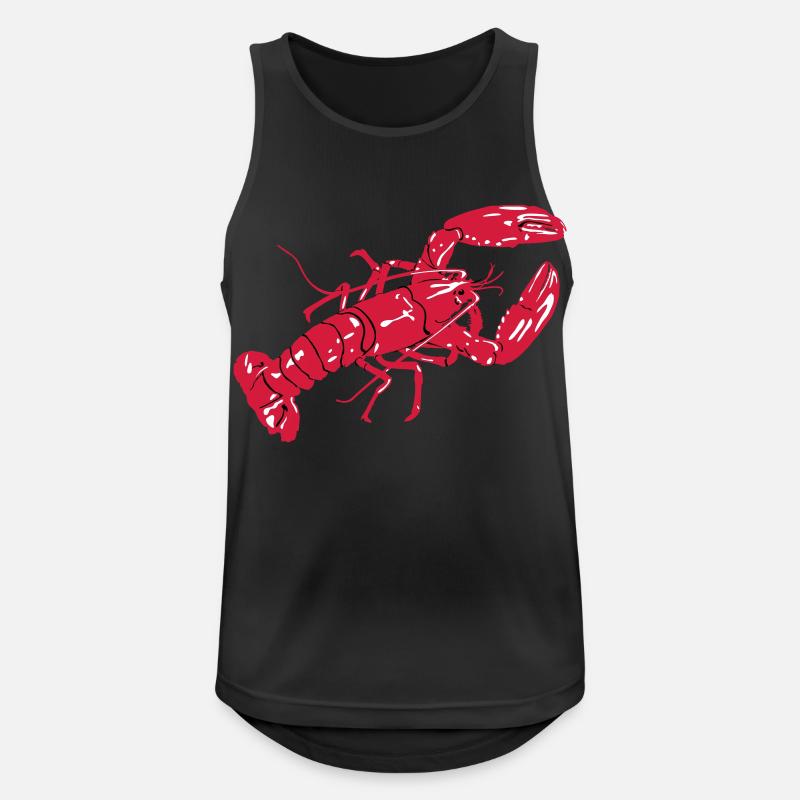 LobsterColoredTee - Men's Breathable Tank Top - black
