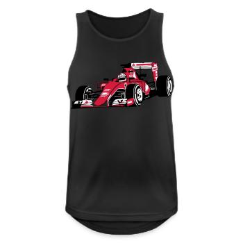 - Motorsports - Men's Breathable Tank Top - black - Front - Nick (188cm)