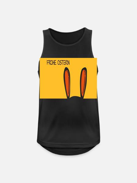 Frohe Ostern - Männer Tank Top atmungsaktiv - Schwarz