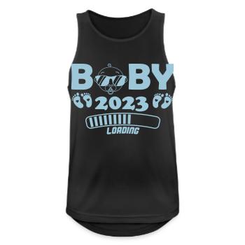 Baby 2023 Loading - Men's Breathable Tank Top - black - Front - Nick (188cm)