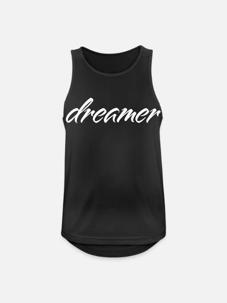 Dreamer - Men's Breathable Tank Top - black