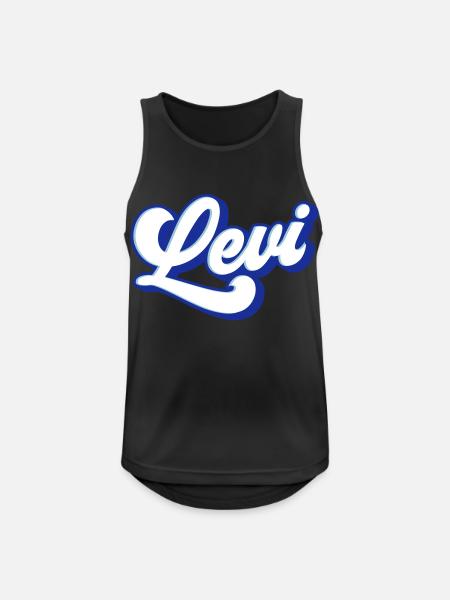 Lévi | Couleurs changeantes - Débardeur respirant Homme - noir