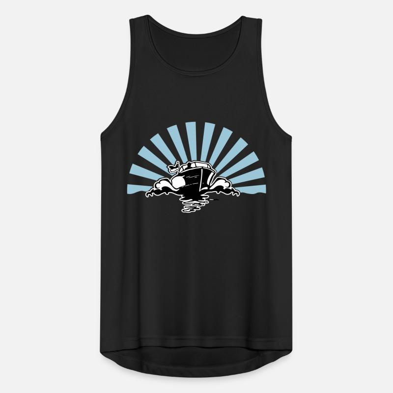 Motorboot 3C - Farbwechsel Männer Tank Top atmungsaktiv