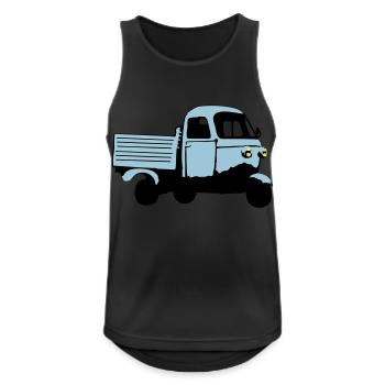 Ape tricycle Tee shirts - Débardeur respirant Homme - noir - Devant - Nick (188cm)
