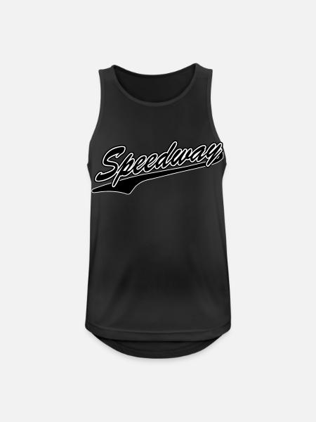 Speedway - Männer Tank Top atmungsaktiv - Schwarz