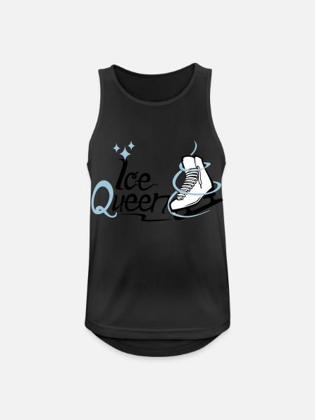 Ice queen - Männer Tank Top atmungsaktiv - Schwarz
