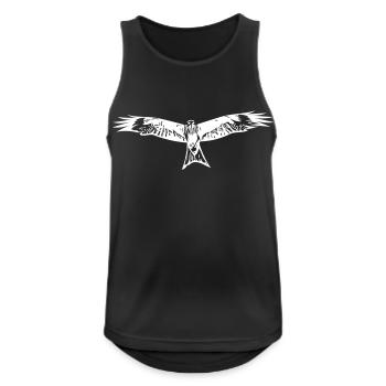Falke - Männer Tank Top atmungsaktiv - Schwarz - Vorne - Nick (188cm)