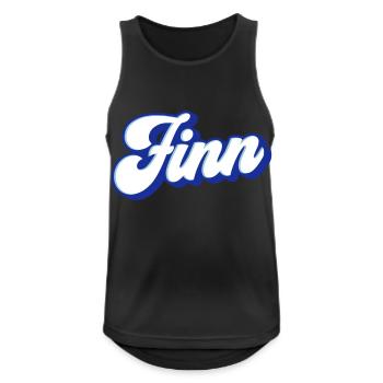 Finn | Colors changeable - Men's Breathable Tank Top - black - Front - Nick (188cm)