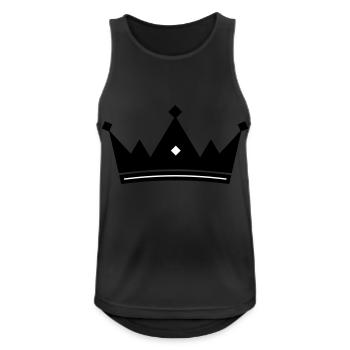 crown - Men's Breathable Tank Top - black - Front - Nick (188cm)