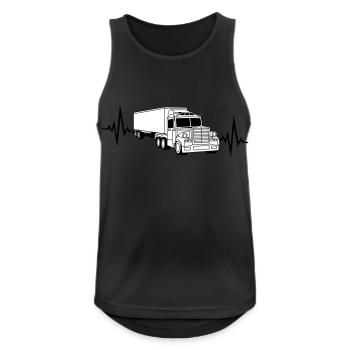 Heartbeat pulse frequency truck truck wagon remote - Men's Breathable Tank Top - black - Front - Nick (188cm)