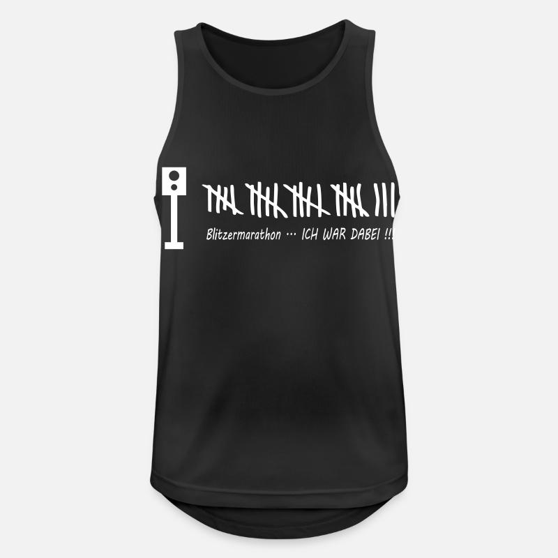 Speed Camera Marathon - Men's Breathable Tank Top - black