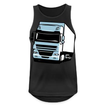 Truck truck trailer - Men's Breathable Tank Top - black - Front - Nick (188cm)