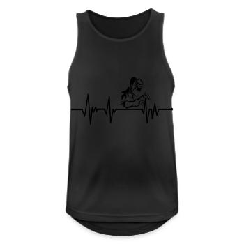 Welder - Men's Breathable Tank Top - black - Front - Nick (188cm)