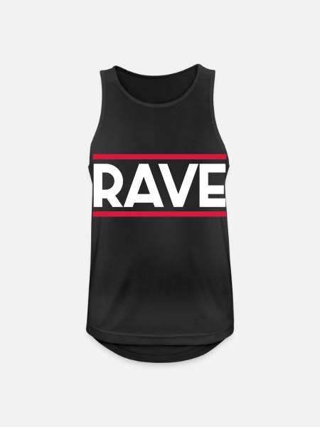 RAVE - Men's Breathable Tank Top - black
