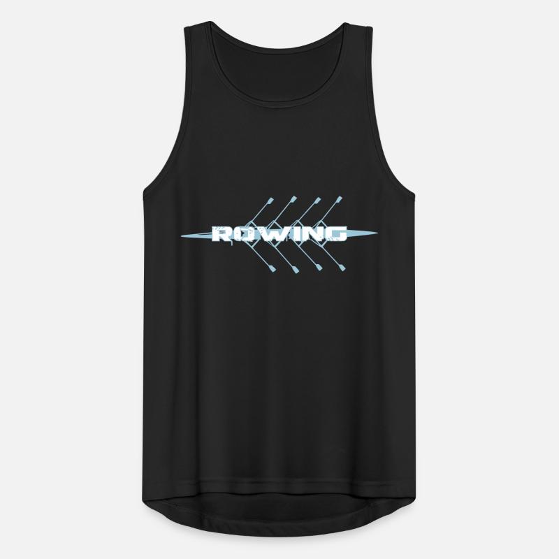 Aviron, bateau à rames, sculling, équipe d’aviron Débardeur respirant Homme