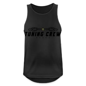 Tuning Crew Car - Débardeur respirant Homme - noir - Devant - Nick (188cm)