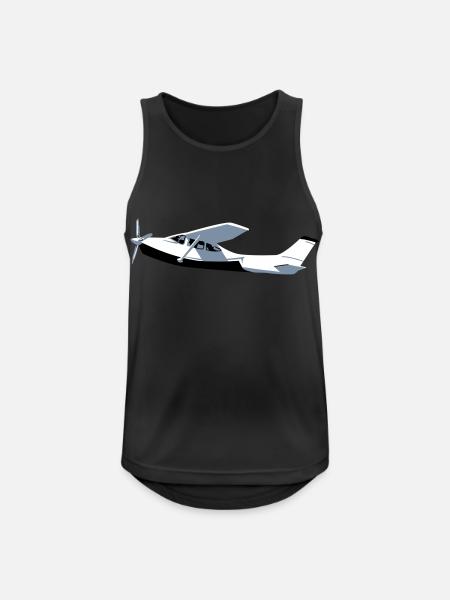 cessna - Men's Breathable Tank Top - black