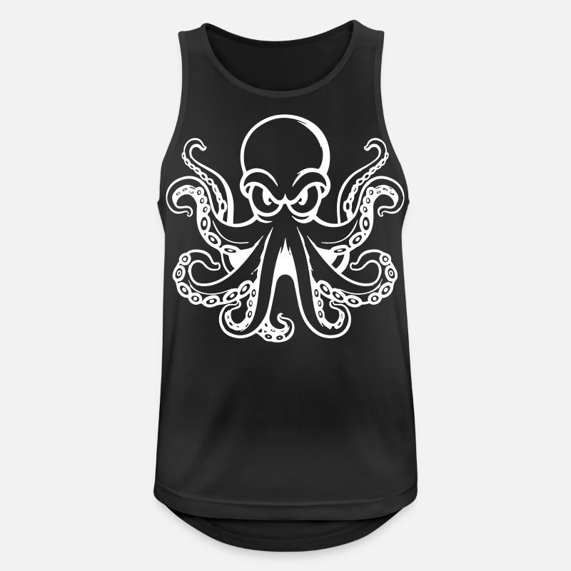 Octopus Octopus - Men's Breathable Tank Top - black