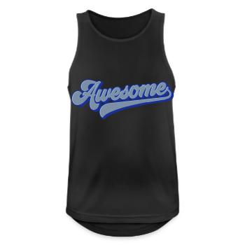 Awesome | Colors change - Men's Breathable Tank Top - black - Front - Nick (188cm)