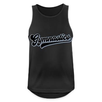 Gymnastique | Couleurs changeantes - Débardeur respirant Homme - noir - Devant - Nick (188cm)