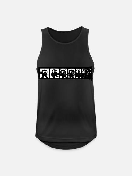comics strip - Men's Breathable Tank Top - black