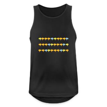 signposts direction left right - Men's Breathable Tank Top - black - Front - Nick (188cm)