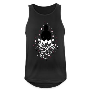 Lotus Throne - Men's Breathable Tank Top - black - Front - Nick (188cm)