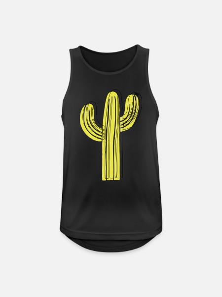 cactus - Men's Breathable Tank Top - black