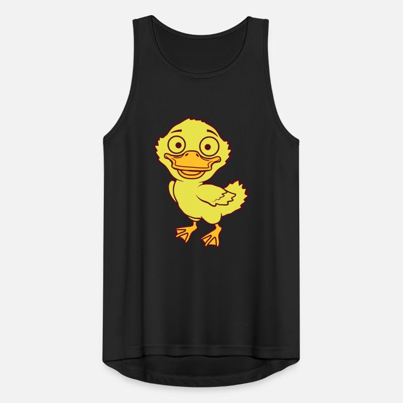 Cute little comic ducklings Men's Breathable Tank Top