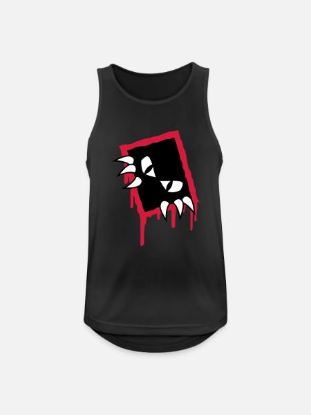 Monster - Men's Breathable Tank Top - black