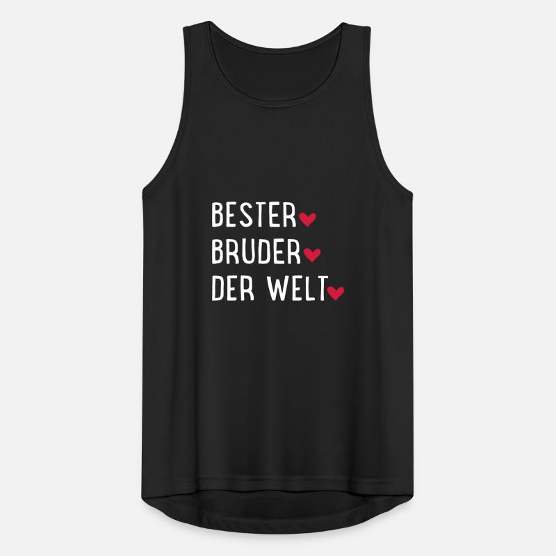 Bester Bruder der Welt Männer Tank Top atmungsaktiv