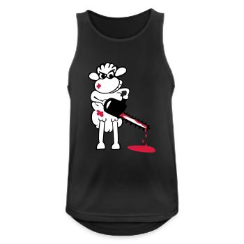 Chainsaws - Sheep - Men's Breathable Tank Top - black - Front - Nick (188cm)