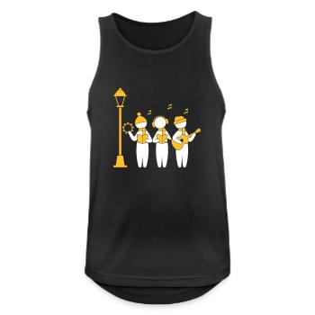 Choir Singing Christmas - Men's Breathable Tank Top - black - Front - Nick (188cm)