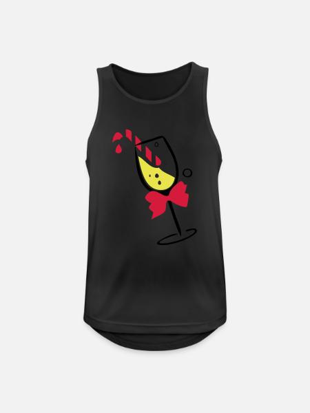 Christmas drink - Men's Breathable Tank Top - black