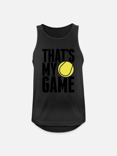 tennis - that's my game - Men's Breathable Tank Top - black
