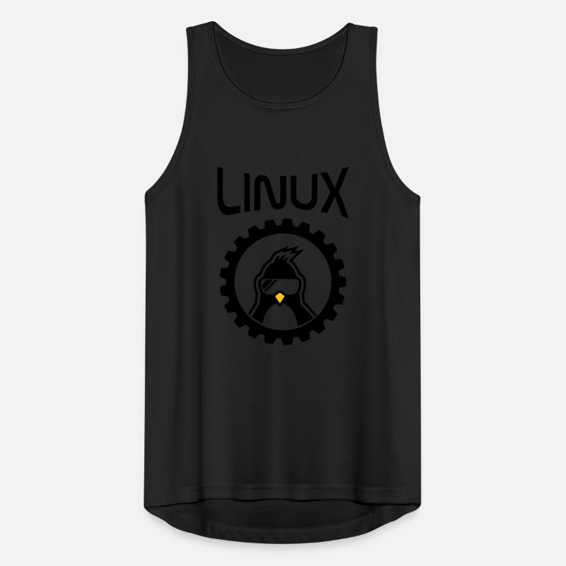 linux wheel Männer Tank Top atmungsaktiv
