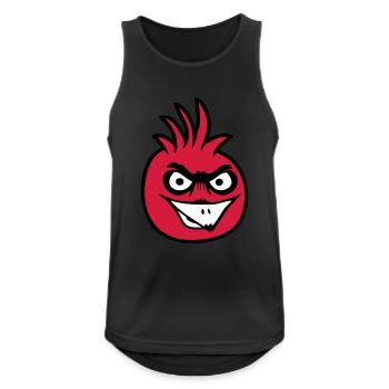 Parrot Bird Stares Nasty Aggressive Rage - Men's Breathable Tank Top - black - Front - Nick (188cm)