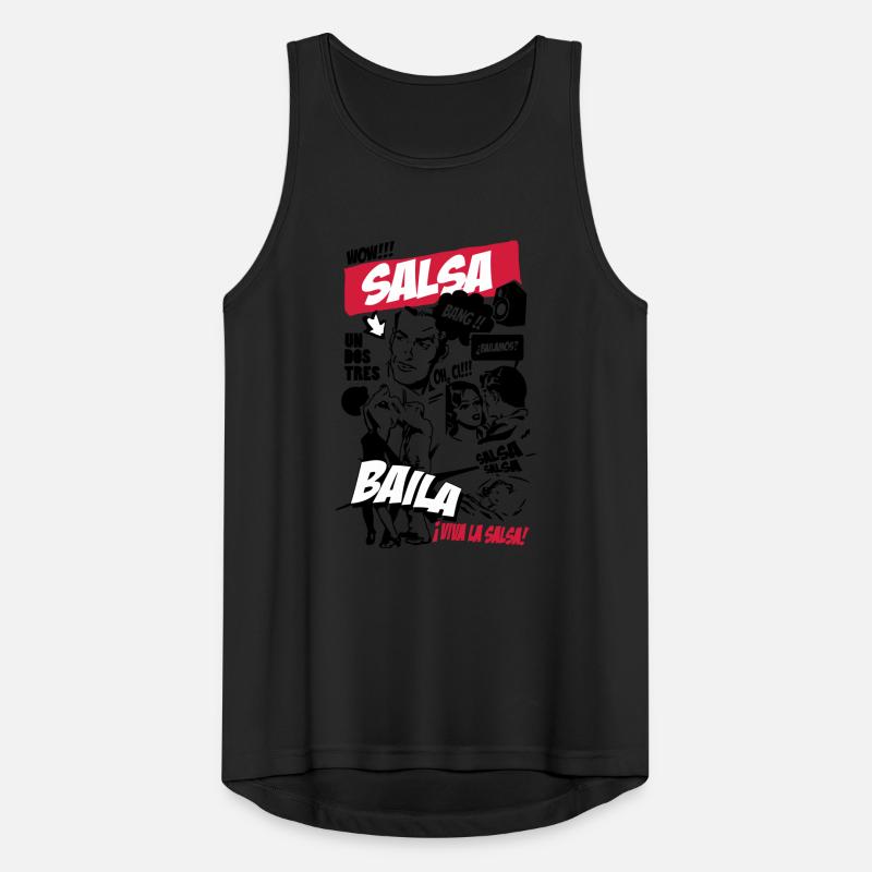 Salsa comique Débardeur respirant Homme