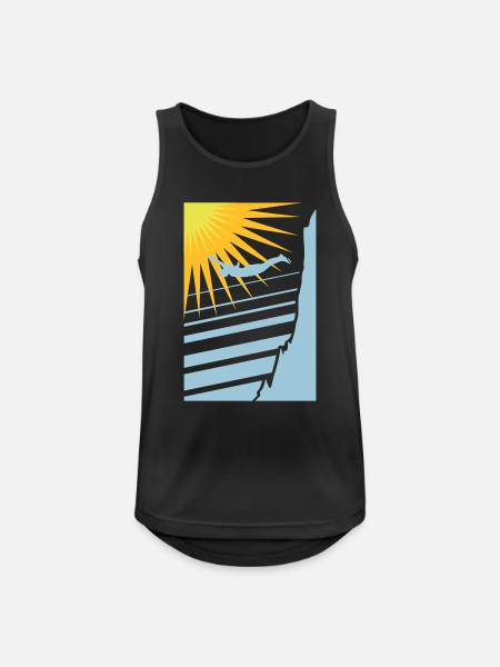 Klipspringer - Men's Breathable Tank Top - black