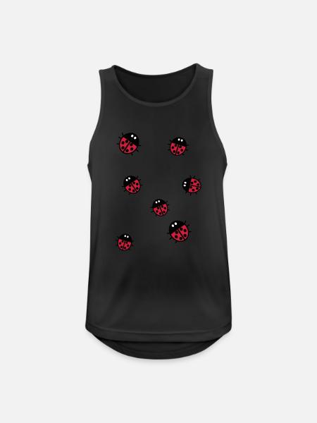 ladybirds - Men's Breathable Tank Top - black